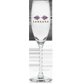 5.75 Oz. Clear Swirl Stem Flute Glass